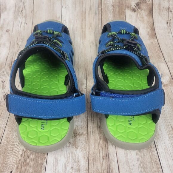 Arizona Boys Blue Green Sandals size 3 - Picture 4 of 5